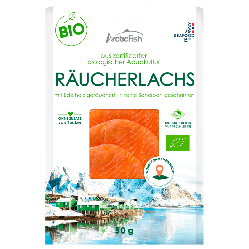 Arctic Seafood Bio Räucherlachs 50g
